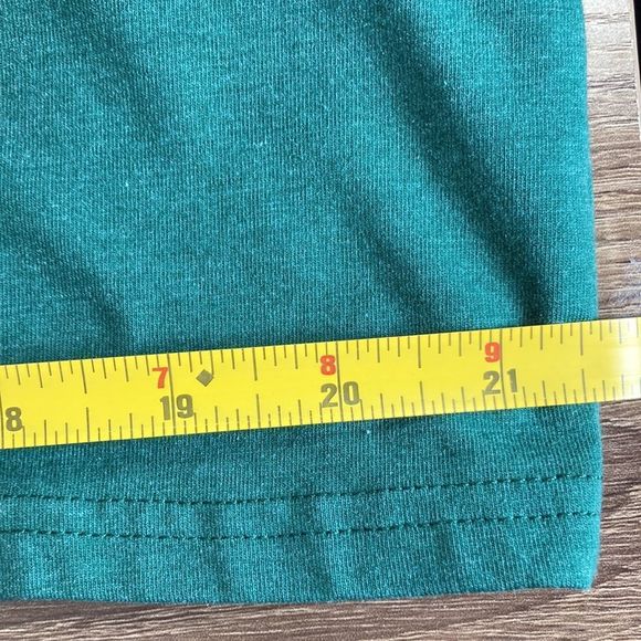 Womens MP | C Green Front Slit Short Sleeve Pocket Tee Medium Dress - Picture 6 of 8